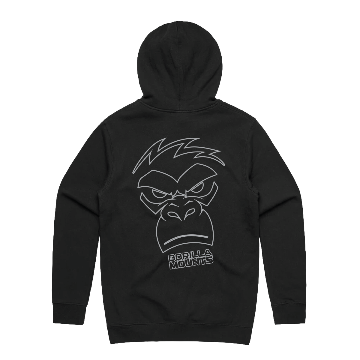Gorilla Mounts Hoodie - Standard back view