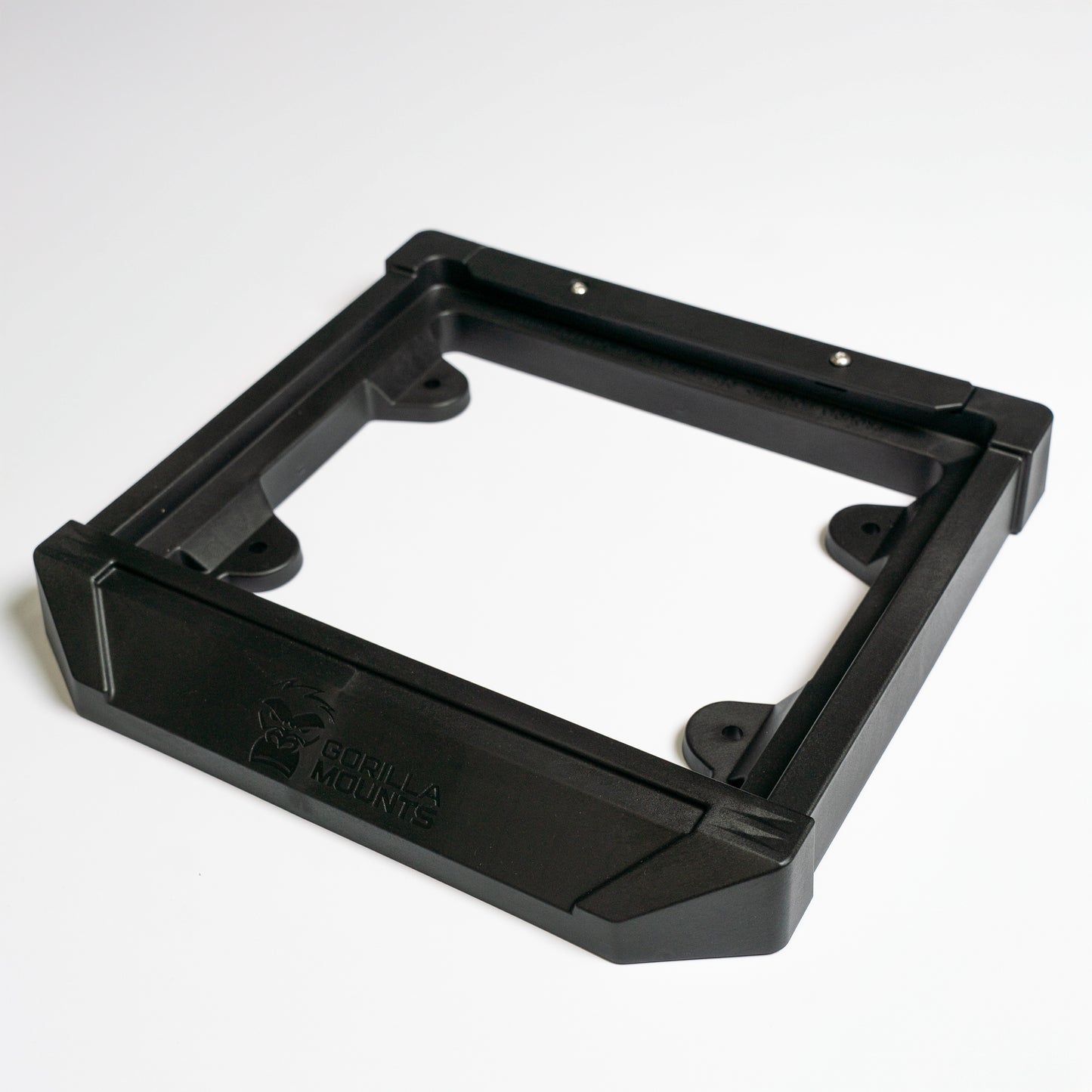 Gorilla Mounts Starlink Mini Mount in black, heavy duty bracket for Starlink Mini satellite dish