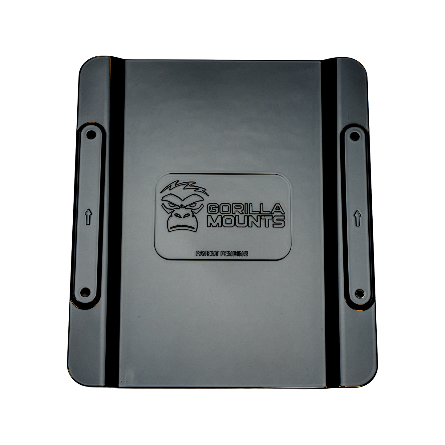 Grey Toyota LandCruiser 300 Series VHB roof plate with raised side mounting rails