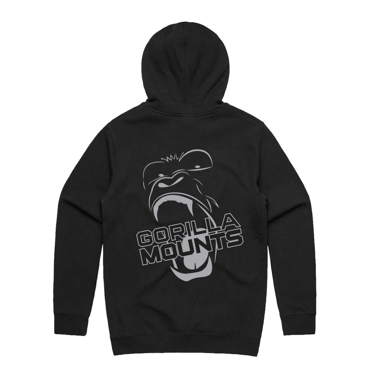 Gorilla Mounts Hoodie - Bite back view