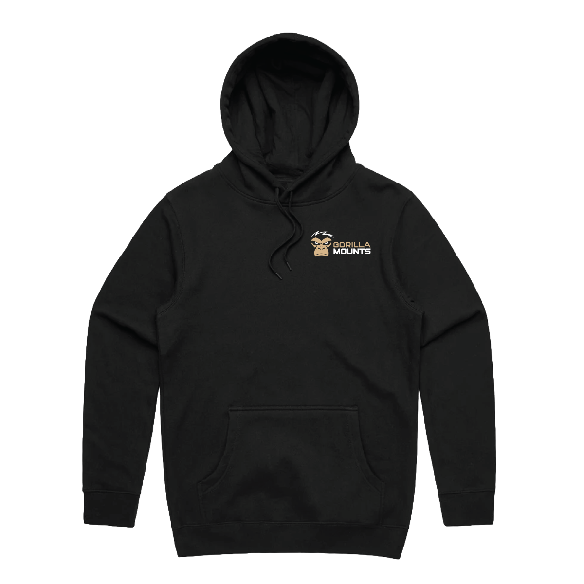 Gorilla Mounts Hoodie - Bite front view