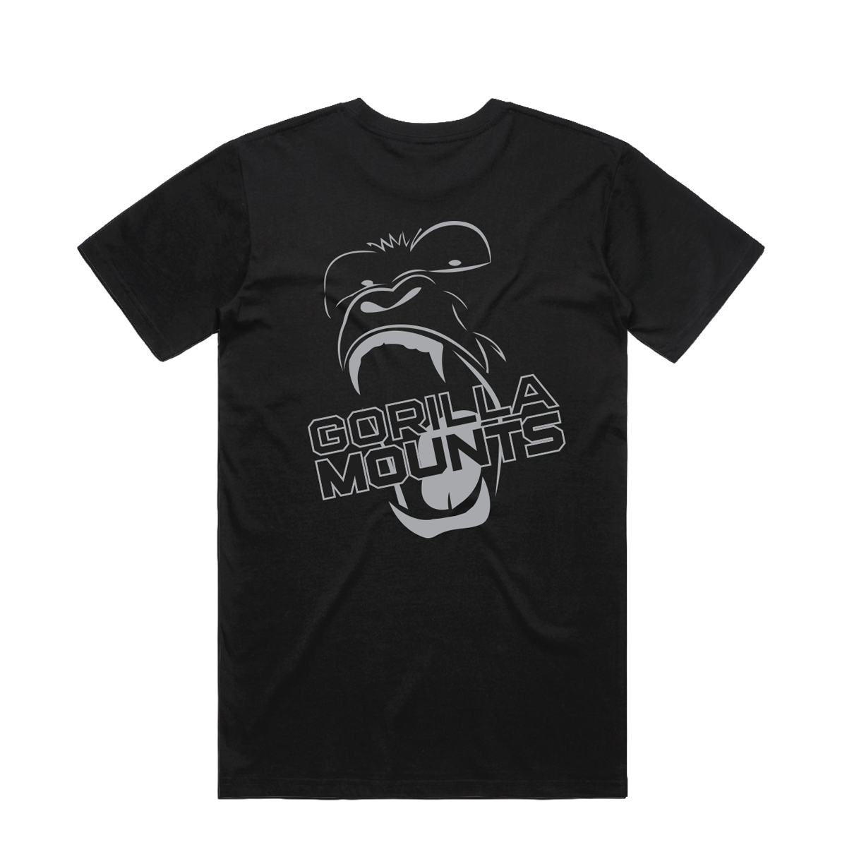 Gorilla Mounts Long Body Tee - Bite back view