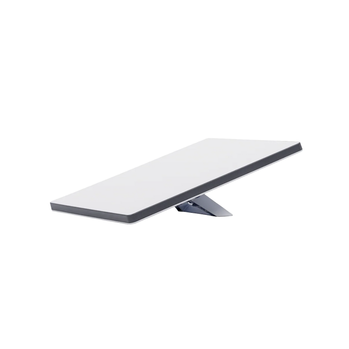 Starlink Mini compact satellite dish with integrated kickstand